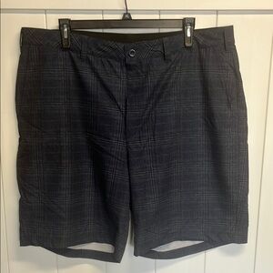 NWOT Reebok Gold Men's Blue Plaid Shorts Size 46